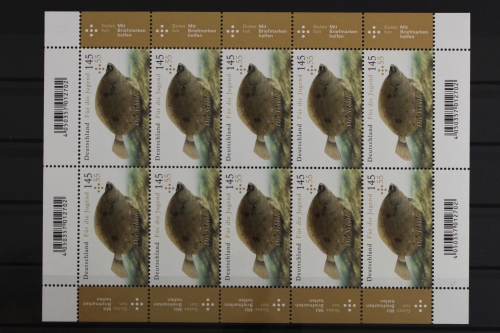 Deutschland, MiNr. 3257, Kleinbogen, Scholle, postfrisch