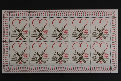 Deutschland, MiNr. 3259, Kleinbogen Tag d. Briefmarke, postfrisch