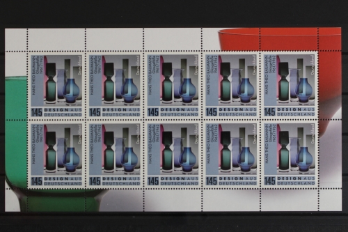 Deutschland, MiNr. 3272, Kleinbogen, Design, Baumann, postfrisch
