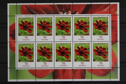 Deutschland, MiNr. 3189, Kleinbogen, Schoko. Kosmee, postfrisch