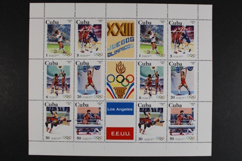 Kuba, MiNr. 2716-2721, Bogen, postfrisch