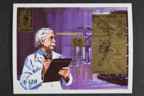 Nicaragua, MiNr. Block 135, Einstein, postfrisch