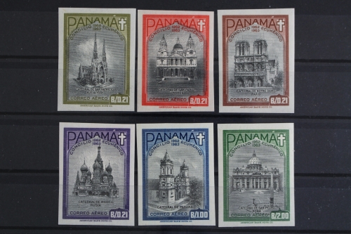 Panama, MiNr. 705-710 B, aus Block 16, postfrisch