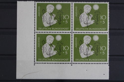 Deutschland, MiNr. 233, Viererblock, Ecke li. unten, postfrisch