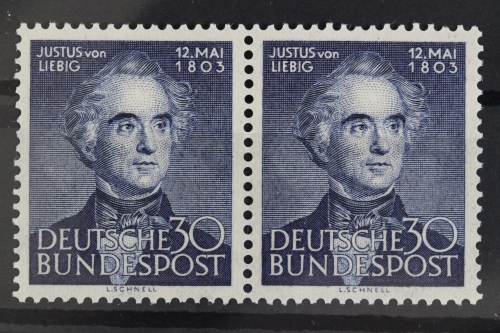 Deutschland (BRD), MiNr. 166, waag. Paar, postfrisch