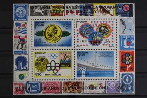 Uruguay, MiNr. Block 32, Fußball WM 1978, postfrisch