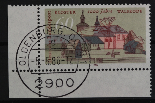 Deutschland (BRD), MiNr. 1280, Ecke li. unten, EST