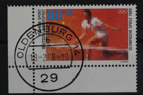 Deutschland (BRD), MiNr. 1354, Ecke li. unten, gestempelt