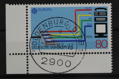 Deutschland (BRD), MiNr. 1368, Ecke li. unten, gestempelt
