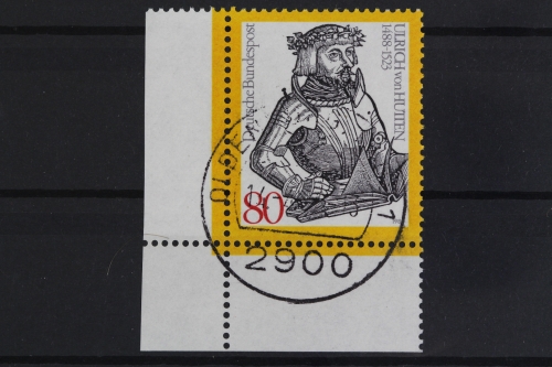 Deutschland (BRD), MiNr. 1364, Ecke li. unten, gestempelt