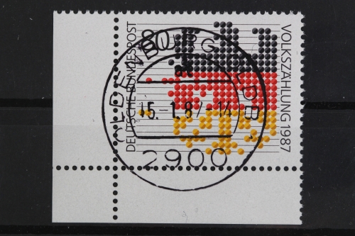 Deutschland (BRD), MiNr. 1309, Ecke li. unten, zentrischer Stempel, EST
