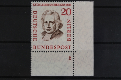 Berlin, MiNr. 167, Ecke re. unten, FN 2, postfrisch
