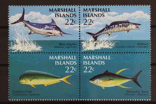 Marshall-Inseln, MiNr. 92-95, Viererblock, postfrisch
