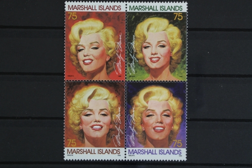 Marshall-Inseln, MiNr. 593-596, Viererblock, Monroe, postfrisch