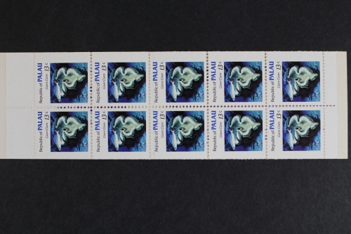 Palau, MiNr. 13 D, MH, Meerestiere, postfrisch
