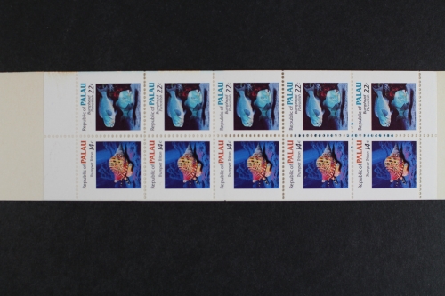 Palau, MiNr. 74 D/75 D, MH, Meerestiere, postfrisch