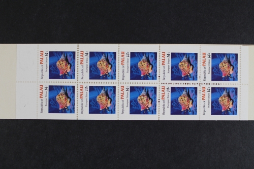 Palau, MiNr. 74 D, MH, Meerestiere, postfrisch