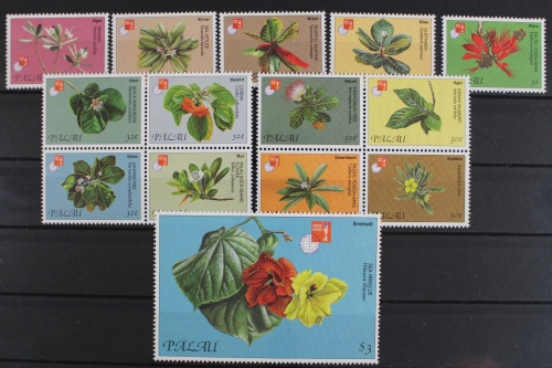 Palau, MiNr. 1154-1170, Blumen, postfrisch
