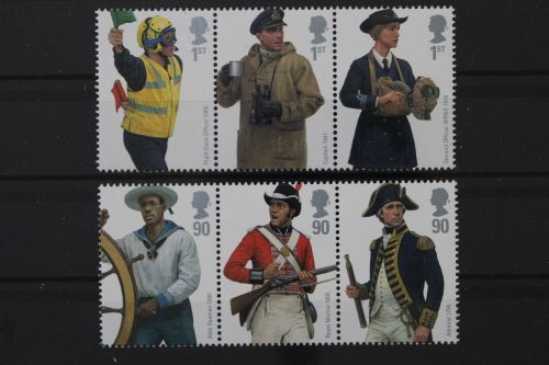 Großbritannien, MiNr. 2797-2802, Dreierstreifen, postfrisch