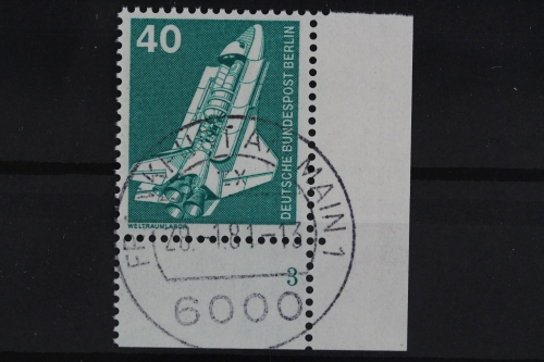 Berlin, MiNr. 498, Ecke rechts unten, FN 3, gestempelt