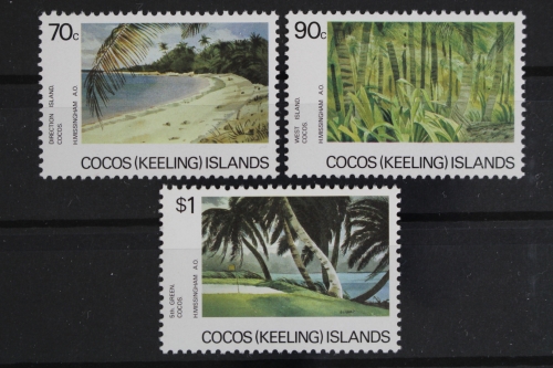 Kokos Inseln, MiNr. 170-172, Landschaften, postfrisch
