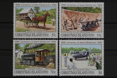 Weihnachtsinseln, MiNr. 262-265, Besiedlung, postfrisch