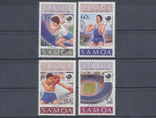 Samoa, Olympiade, MiNr. 645-648, postfrisch