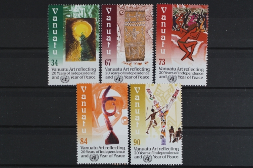 Vanuatu, MiNr. 1116-1120, Kunst, Unabhängigkeit, postfrisch