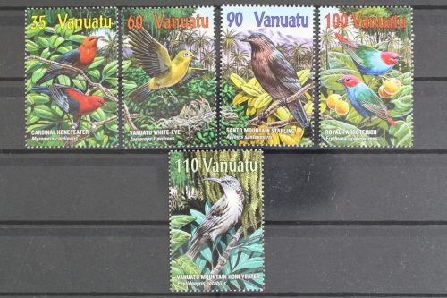 Vanuatu, MiNr. 1129-1133, Vögel III, postfrisch
