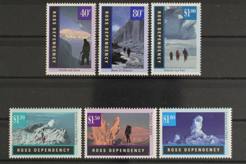 Ross - Gebiet, MiNr. 38-43, Gletscher, Landschaften, postfrisch