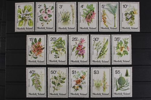 Norfolk-Inseln, MiNr. 319-334, Pflanzen, postfrisch