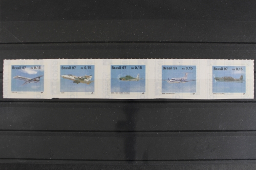 Brasilien, MiNr. 2740-2744 skl, Fünferstreifen, postfrisch