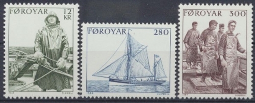 Färöer, MiNr. 103-105, postfrisch