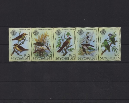 Seychellen, MiNr. 430-434 Fünferstreifen, postfrisch