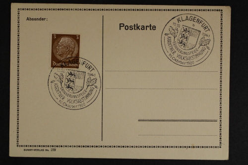 Klagenfurt, SST Kärtner Volksabstimmung, 1941