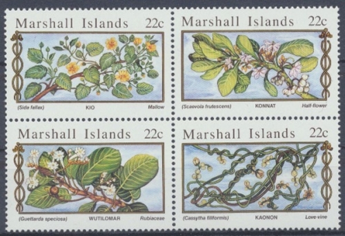 Marshall-Inseln, MiNr. 67-70, Viererblock, postfrisch