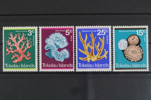 Tokelau-Inseln, MiNr. 30-33, Korallen, postfrisch