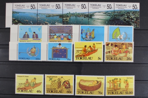 Tokelau-Inseln, MiNr. 148-164, Jahrgang 1988, postfrisch