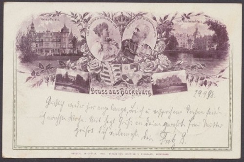 Bückeburg, Palais, Residenz, Fürstenpaar