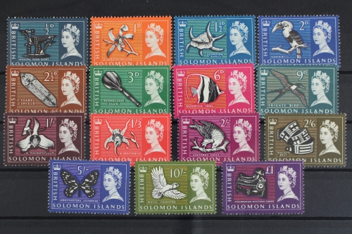 Salomoninseln, MiNr. 113-127, postfrisch