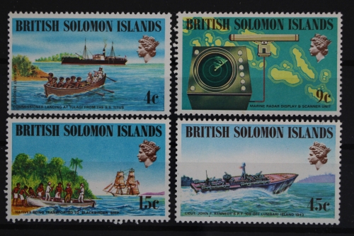 Salomoninseln, MiNr. 236-239, Schifffahrt IV, postfrisch
