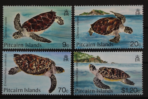 Pitcairn, MiNr. 274-277, Schildkröten, postfrisch