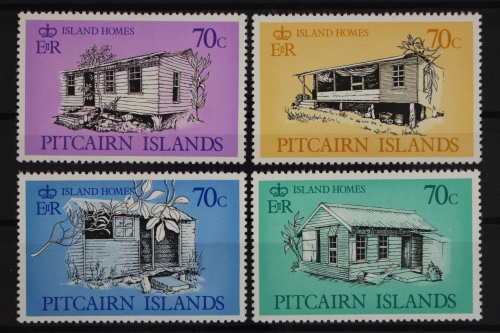 Pitcairn, MiNr. 293-296, Häuser, postfrisch