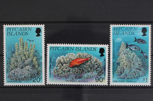 Pitcairn, MiNr. 436-438, Korallen, postfrisch