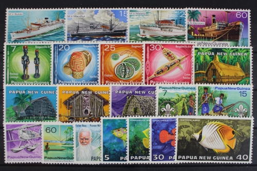 Papua Neuguinea, MiNr. 298-318, Jahrgang 1976, postfrisch
