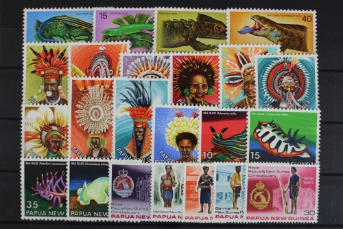 Papua Neuguinea, MiNr. 337-359, Jahrgang 1978, postfrisch
