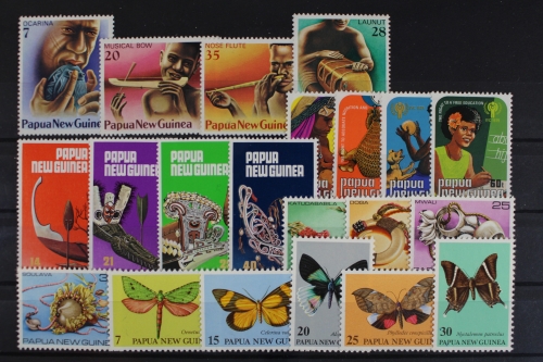 Papua Neuguinea, MiNr. 360-380, Jahrgang 1979, postfrisch