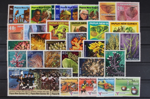 Papua Neuguinea, MiNr. 427-458, Jahrgang 1982, postfrisch