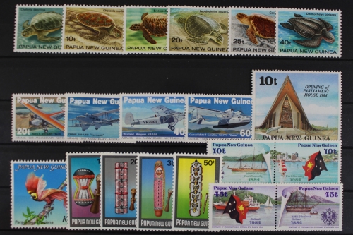 Papua Neuguinea, MiNr. 467-486, Jahrgang 1984, postfrisch