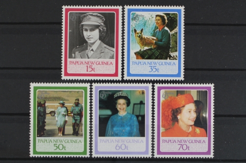 Papua Neuguinea, MiNr. 520-524, Elisabeth II., postfrisch